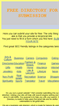 Mobile Screenshot of free-directory-for-submission.com